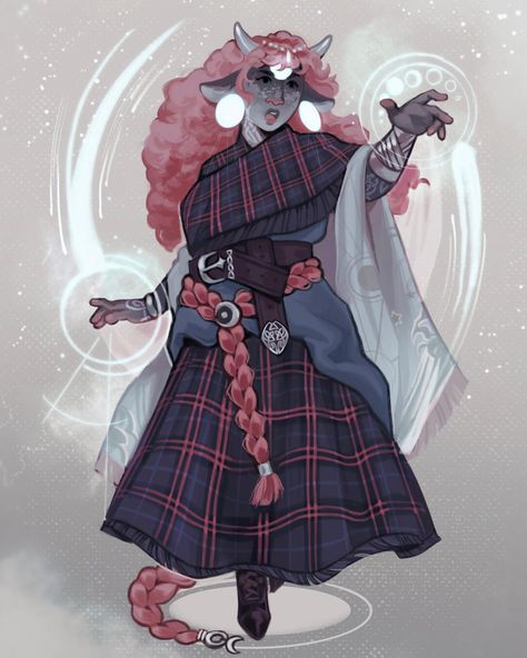 i can’t believe i did a full body reference of her before anastasia 😭, but this is my firbolg lunar sorcerer, Oighrig!! as much as i love doing fullbody drawings on white backgrounds i think im gonna try and overhaul the art i make, not much is sitting well with me atm 🫡🫡 - - - #dnd5e #dndart #dndartwork #firbolg #firbolgoc #lunarsorcery #characterart #characterdesign #visualdevelopment Firbolg Twilight Cleric, Common Clothes Dnd, Dnd Firbolg Character Design, Sorcerer Dnd Character Design, Firbolg Sorcerer, Lunar Sorcerer Dnd, Firbolg Woman, Dnd Firbolg Female, Spellcaster Pose