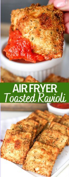 Air Fryer Ravioli Recipes, Easy Air Fryer Meals For Family, Instant Vortex Recipes, Air Fryer Italian Recipes, The Best Air Fryer Recipes, Airfryer Pasta Recipes, Air Fryer Ravioli Frozen, Air Fryer Meal Recipes, Toasted Ravioli Air Fryer