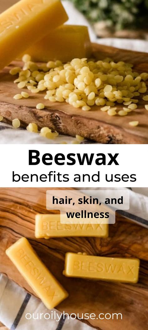 Beeswax For Skin, Beeswax For Hair, Honey Bee Wax Uses, Bees Wax Uses Skin Care, Beeswax Skincare Recipes, Beeswax Benefits Skin, Bees Wax Recipes, Uses For Beeswax Diy, Benefits Of Beeswax For Skin