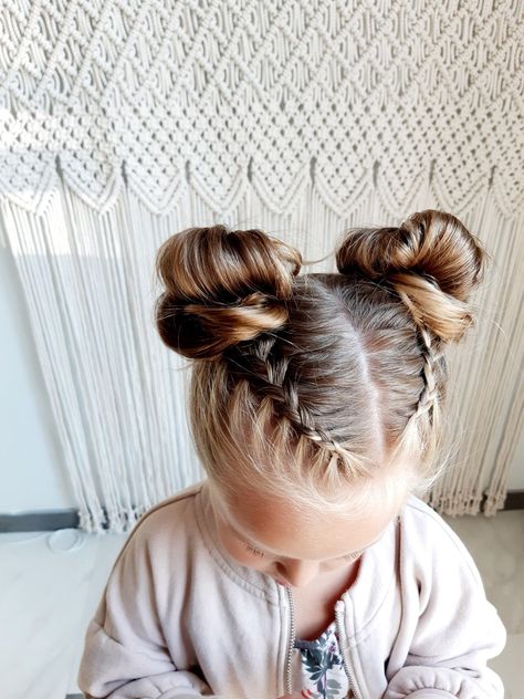 Small Girl Hairstyles, Picture Day Hairstyles Preschool, Cute Toddler Hairstyles Curly Hair, Hair For Kindergarten, Fine Hair Toddler Hairstyles, Girls Summer Hairstyles, Toddler Cheer Hairstyles, Gymnastics Hairstyles For Kids, Cute Thanksgiving Hairstyles For Kids