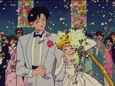 Sailor Moon Gif, Sailor Moon Wedding, Sailor Moon R, Arte Sailor Moon, Minako Aino, Moon Wedding, Sailor Moon Usagi, Sailor Moon Aesthetic, Sailor Moon Manga