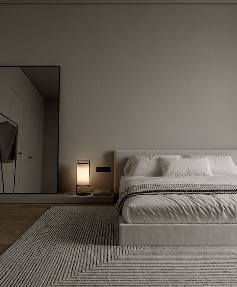 Minimal Bedroom Design, Minimal Bedroom, Dekorasi Kamar Tidur, Minimalism Interior, Small Room Bedroom, Room Inspiration Bedroom, Home Room Design, Apartment Interior, Minimalist Bedroom