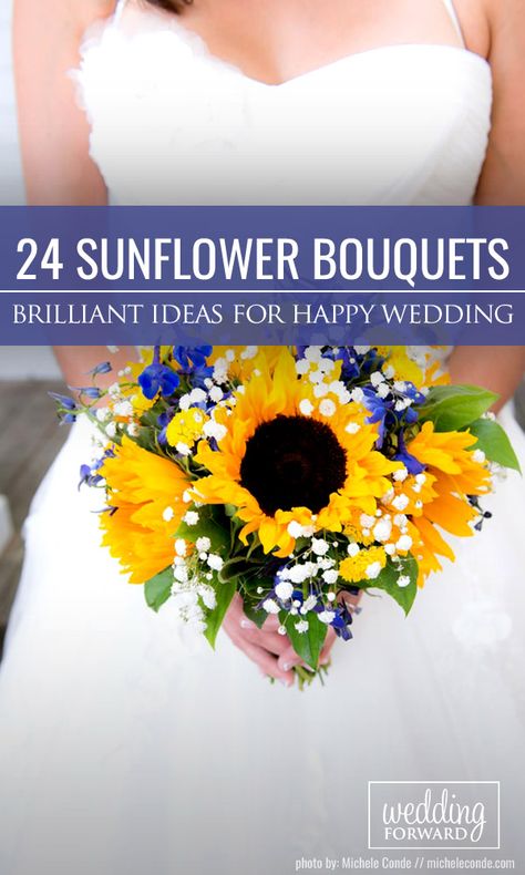 24 Brilliant Sunflower Wedding Bouquets For Happy Wedding ❤ Here you find ideas how mix sunflowers with other flowers. See more: http://www.weddingforward.com/sunflower-wedding-bouquets/ ‎#wedding #bouquets Diy Sunflower Bridal Bouquet, Bride Sunflower Bouquet, Diy Sunflower Wedding Bouquet Fake Flowers, Sunflower Bouquet Wedding Bridesmaid, Sunflower Daisy Wedding Bouquet, Diy Sunflower Wedding Bouquet, Sunflower Bouquets Wedding, Sunflowers For Wedding, Fall Sunflower Wedding Bouquet