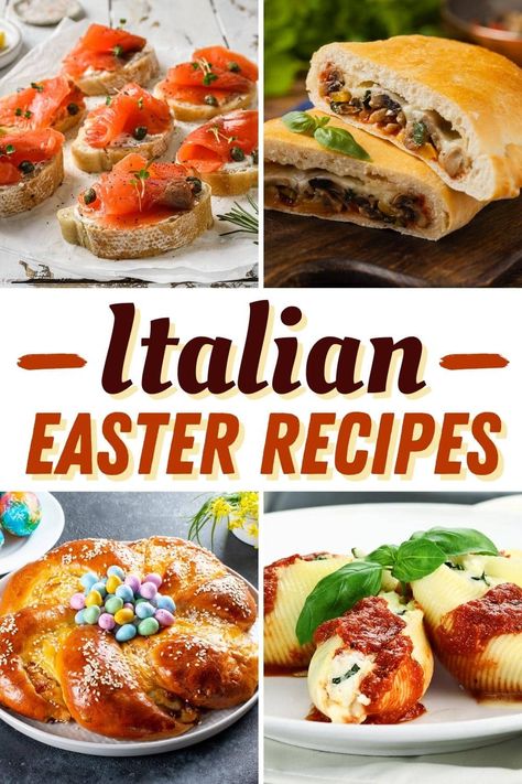 Italian Easter Dinner, Easter Italian, Italian Easter Cookies, Italian Easter Recipes, Italian Easter Pie, Easter Dinner Menus, Easter Bread Recipe, Italian Easter Bread, Italian Easter