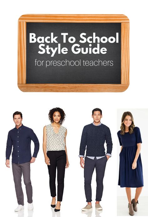 back to school style guide for teachers Prek Lessons, First Day Of School Outfits, School Guide, Teaching Esl, Preschool Teachers, Fall Lessons, Teacher Wardrobe, Winter Books, Math Center Activities