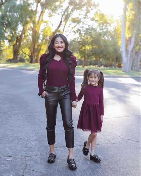 Mommy and me matching fall outfits Matching Fall Outfits, Outfit Ideas Fall, Outfits For Fall, Fall Outfit Ideas, Puff Long Sleeves, Family Posing, Style Fall, Fall Fashion Outfits, Fall Style