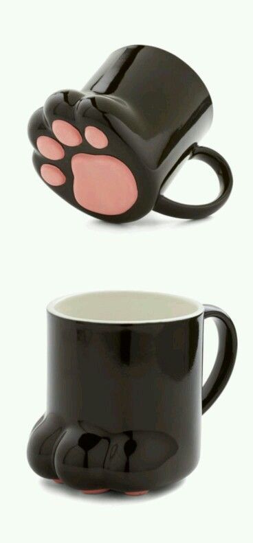 #pink #paw #mug Wishlist Christmas, Cat's Paw, Tanah Liat, Room Deco, Gift Inspiration, Botol Air, Cat Paw, Cool Mugs, Cute Cups