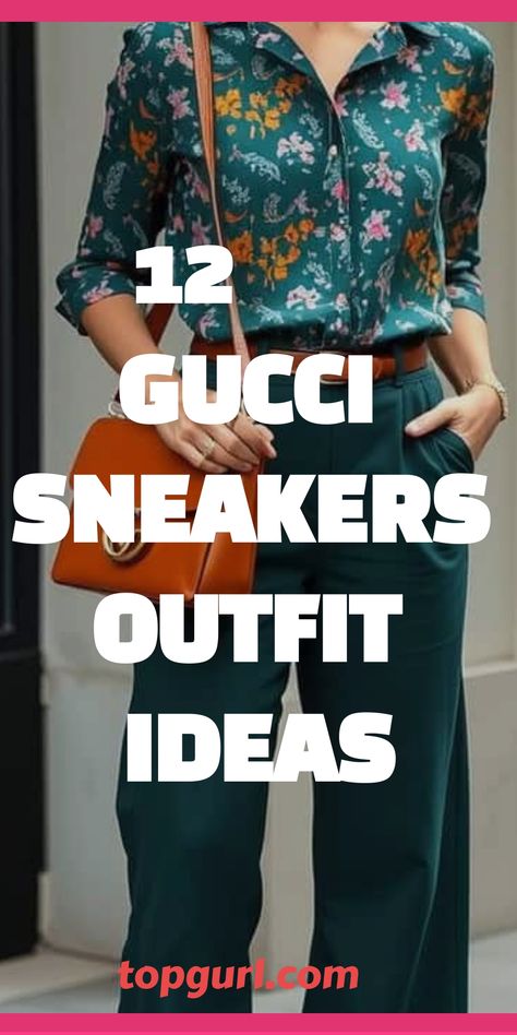 Gucci Sneakers Outfit Ideas Gucci Platform Sneakers Outfit, Gucci Outfit Ideas, Gucci Tennis Shoes Outfit Women, Sneaker Outfits Women Street Chic, Gucci Sneakers Outfit Women, Gucci Sneakers Women, Gucci Outfits Women, Gucci Sneakers Outfit, Outfit Ideas With Sneakers