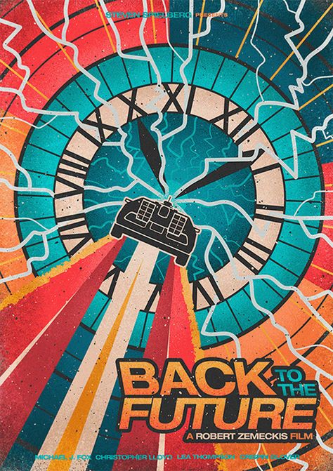 Back to the Future by Posters BluMoo - Home of the Alternative Movie Poster -AMP- Cinema Decor, The Future Movie, Future Poster, Classic Films Posters, Film Posters Art, Future Wallpaper, Alternative Movie Posters, Movie Poster Art, Back To The Future