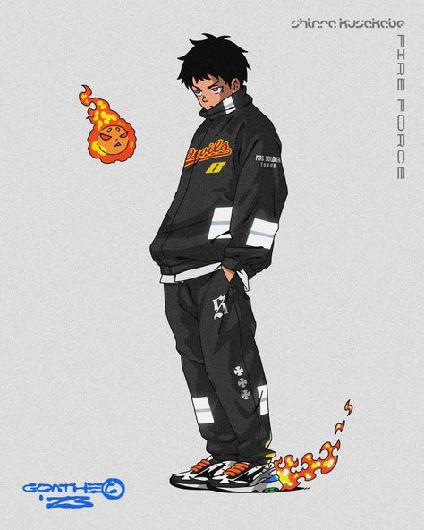 Naruto Streetwear Art, Anime Character In Streetwear, Street Wear Character Design, Streetwear Character Design, Streetwear Fashion Drawing, Anime Streetwear Art, Anime Fits, Bd Design, Streetwear Art