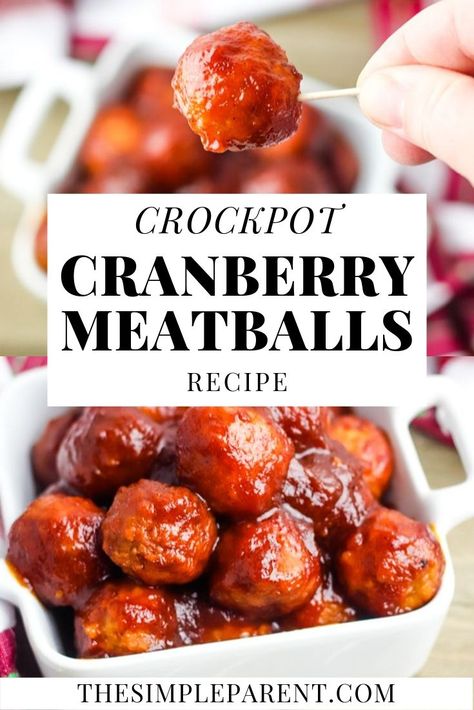 Cranberry Crockpot, Cranberry Sauce Meatballs, Appetizer For Thanksgiving, Meatball Appetizers, Easy Crockpot Meatballs, Crockpot Meatballs, Cranberry Meatballs, Cocktail Meatballs, Crockpot Appetizers