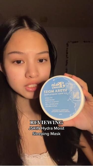 TUT: Glass Skin with JSkin Beauty Ice Water Sleeping Mask, Korean Skin Care Secrets, Water Sleeping Mask, Glowing Skin Mask, Beautiful Skin Care, Serious Skin Care, Skin Care Tutorial, Asian Skincare, Perfect Skin Care Routine