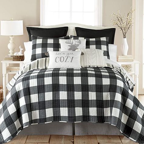 Buffalo Check Bedding, King Quilt Sets, Top Of Bed, Twin Quilt Size, Navy Quilt, Queen Size Quilt, King Size Quilt, King Pillows, Twin Quilt