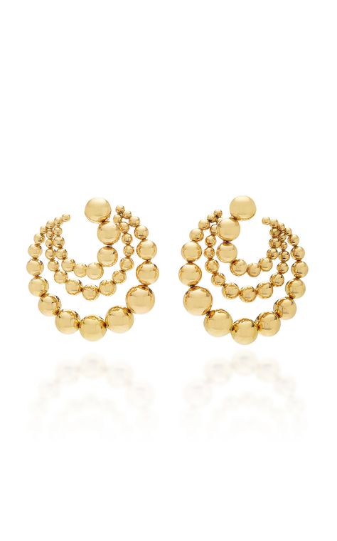 Nikos Koulis, Yellow Gold Earrings, Yellow Gold Earring, Lovely Earrings, Exquisite Jewelry, Global Fashion, Moda Operandi, Live Lokai Bracelet, Fashion Collection