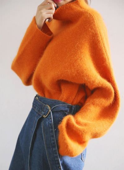 Orange is the new black - Album on Imgur Orange Sweater, Mode Inspo, Fall Collection, Inspiration Mode, Looks Style, Mode Inspiration, Cool Suits, Dating Site, Online Dating