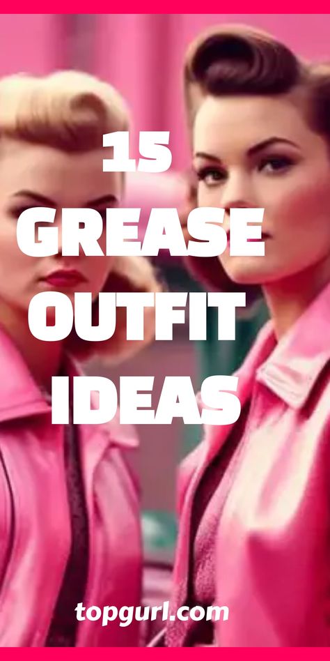 Level up your ‘Grease’ outfit game with fresh twists on classic looks that promise to make you the star of any themed gathering. 1950 Party Outfit, Grease Themed Parties Outfits, Pink Ladies Grease Costume Diy, Grease 50's Outfits, 70th Birthday Party Outfit Ideas, Marty From Grease Costumes, Grease Marty Maraschino Outfits, Grease Diy Costume Ideas, 1950s Spirit Week