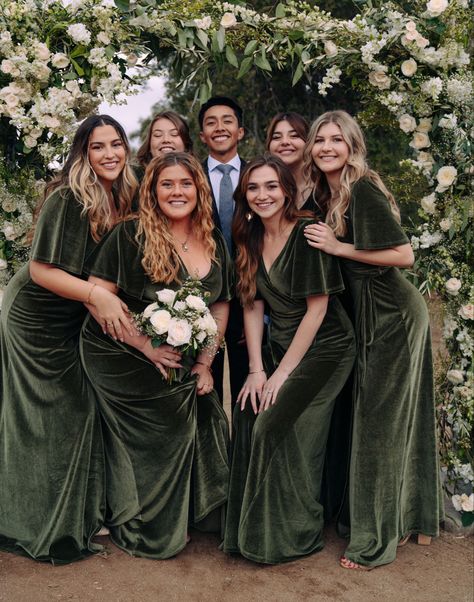 Olive Green Velour Dress, Velvet Olive Green Bridesmaid Dresses, Olive Velvet Bridesmaid Dresses, Velvet Bridesmaid Dresses Green, Velvet Green Bridesmaid Dresses, Green Velvet Bridesmaid Dresses, Green Velvet Dresses, Olive Green Velvet Dress, Olive Green Bridesmaid Dresses