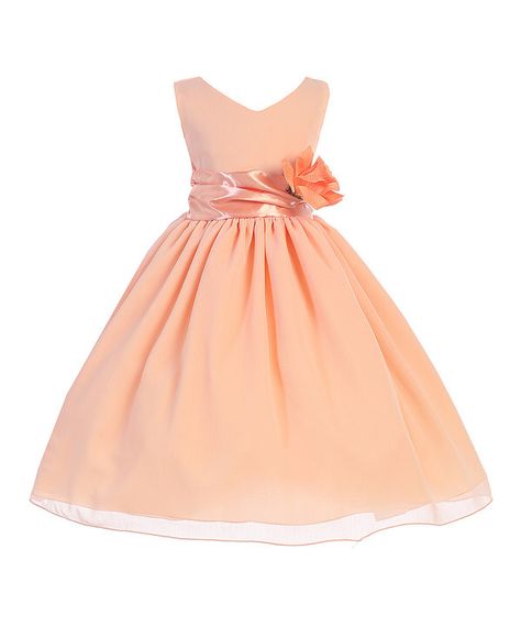 Vestidos Color Melon, Vestidos Color Durazno, Peach Tulle Dress, Peach Wedding Dress, Peach Prom Dresses, Kids Tutu Dress, Color Durazno, Peach Bridesmaid Dresses, Peach Color Dress