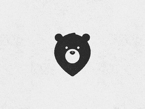 Bear by Rick Calzi on Dribbble Bear Logo Design, Character Icon, Retro Character, Texture Print, Bear Logo, Logo Illustration, Bear Design, Saint Charles, San Rafael