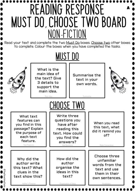 Reading Response Activities, 7th Grade Ela, 6th Grade Reading, Middle School Reading, 4th Grade Reading, 3rd Grade Reading, Teaching Ela, 2nd Grade Reading, Reading Response