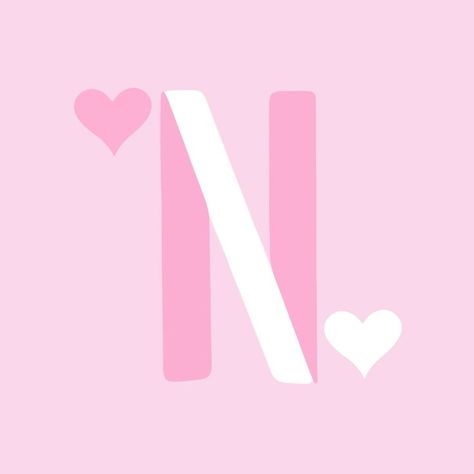 Girly App Icons, Pink Netflix Icon, Pink Heart Logo, Heart App Icon, Pink Hello Kitty Wallpaper Iphone, Ipad Design, Heart App, Pink Wallpaper Ipad, App Logos