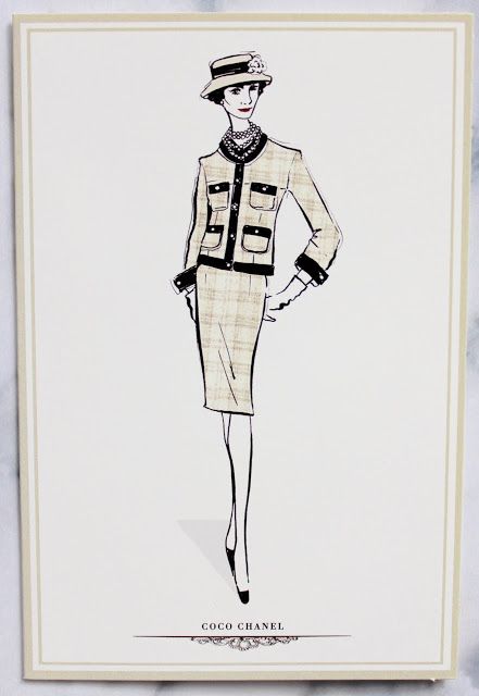 Celebrating Women - Coco Chanel Coco Chanel Original Designs, Coco Chanel Designs Dresses, Coco Chanel Black And White, Chanel Drawing Sketches, Chanel Design Sketch, Chanel Fashion Sketches, Chanel Black And White Outfits, Chanel Sketches Fashion, Chanel Archive Dress