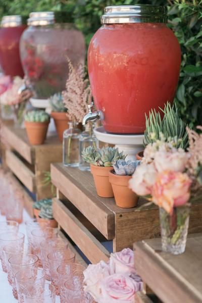 California Baby Shower, Drink Stations, Mexican Baby Shower, Mexican Babies, Style Me Pretty Living, California Baby, Cactus Party, Boda Mexicana, Fiesta Baby Shower