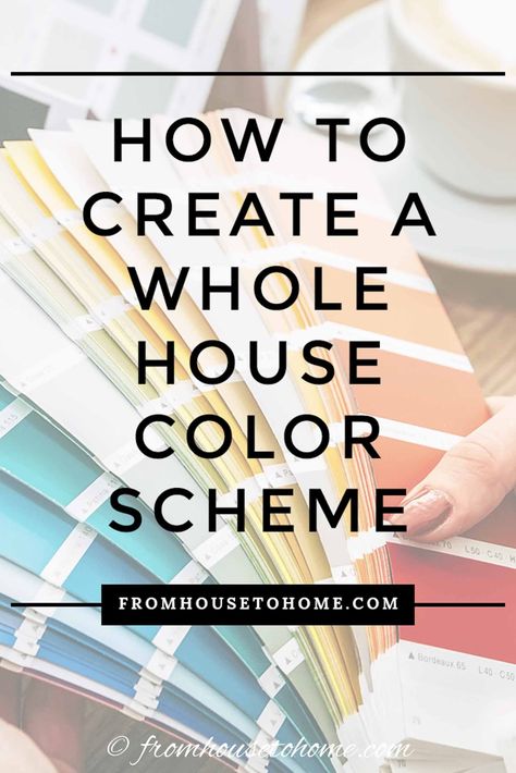 Whole House Color Scheme, Interior Paint Colors Schemes, Bright Interior, Interior Decorating Tips, House Color Palettes, Paint Color Schemes, House Color Schemes, House Color, Room Color Schemes