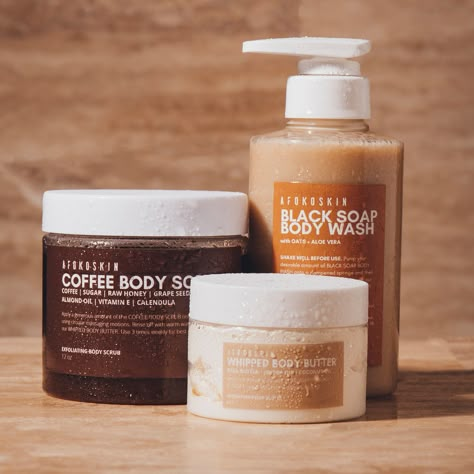 Beauty Business Ideas Products, Black Owned Skincare Products, African Body Care Products, Skincare Black Women, Natural Skincare Aesthetic, African Bodycare, Skincare Packaging Ideas, African Body Care, Body Scrub Products