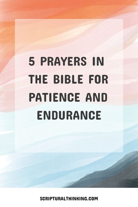 Discover 5 powerful Prayers in the Bible for Patience that offer guidance for enduring life’s challenges with grace and strength. Prayer For Patience, Prayers In The Bible, Prayers For Direction, Job 1 21, Prayers For Patience, Prayer For Wisdom, Be Of Good Courage, Prayer For Guidance, Surrender To God