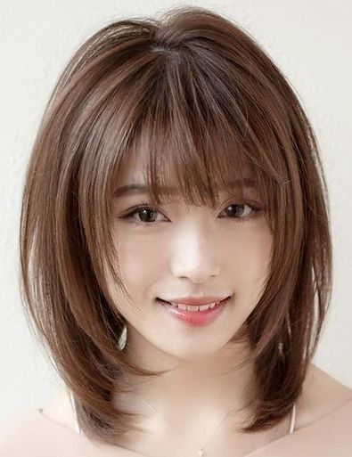 Japanese Short Hair With Bangs, Japanese Short Haircut, Japanese Bob Haircut, Haircuts Japanese, Japanese Bangs, Shoet Hair, Asian Bob, Haircut Reference, Japanese Haircut