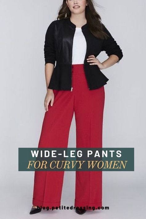 Wide Leg Dress Pants Outfit Plus Size, Styling Wide Leg Trousers Plus Size, Wide Leg Business Outfit, Fall Trousers Outfit 2023, How To Style Wide Leg Pants For Work, Wide Leg Pants For Curvy Women, Wide Leg Pants For Plus Size Women, Wide Leg Dress Pants Outfit Dressy, Jackets With Wide Leg Pants