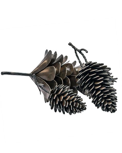 Pinecone Metal Art by metalbyhand on Etsy https://www.etsy.com/listing/256024818/pinecone-metal-art Metal Fireplace, Home Decor Fall, Fireplace Mantel Decor, Fireplace Tool Set, Mantel Decor, Metal Art Welded, Metal Shop, Welding Art, Decor Fall