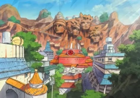 Hidden Leaf Village Wallpaper Konohagakure Village, Naruto Leaf Village, Village Wallpaper, Naruto Leaf, Konoha Naruto, Konoha Village, Hidden Leaf Village, Naruto Wallpapers, Leaf Village