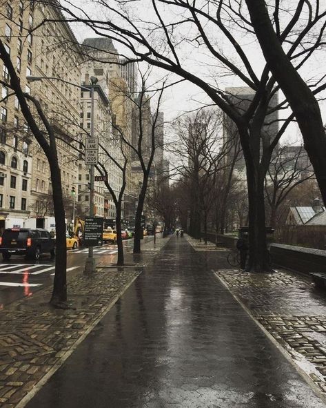 New York Life, Alam Yang Indah, Autumn Aesthetic, Instagrammer, City Aesthetic, Pretty Places, In The Rain, Rainy Days, Aesthetic Photo