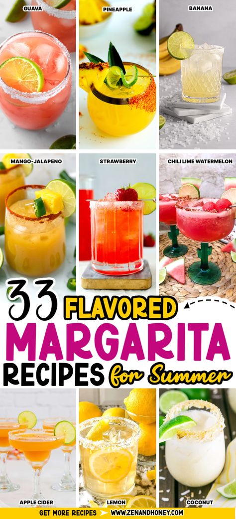 Flavored Margarita Recipes – If you’re tired of the classic margarita recipe, and want to try something new, these best flavored margarita recipes will sure to be a hit at your next Mexican party night. Featuring exotic fruits, spices, and herbs, these tequila-based cocktails are the perfect way to get your party going. Diy Margarita Mix Recipes, Tropical Margarita Recipe, Flavored Margarita Recipes, Margarita Recipe On The Rocks, Types Of Margaritas, Margaritas Recipes, Homemade Margarita Recipe, Margarita Mix Recipe, Spicy Margarita Recipe