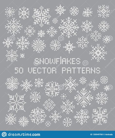 Tiny Snowflake Cross Stitch Pattern, Mini Snowflake Cross Stitch Pattern, Snowflake Cross Stitch Pattern Free, Needlepoint Snowflakes, Cross Stitch Charts Free Pattern, Winter Cross Stitch Patterns, Snow Cross Stitch, Cross Stitch Winter, Snowflake Cross Stitch Pattern