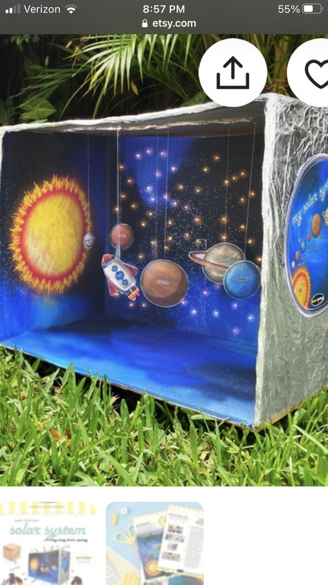 Solar System Diy, Make A Solar System, 3d Solar System, Curiosity Box, Diy Solar System, Tata Surya, Solar System Model, Solar System Projects, Solar System Planets