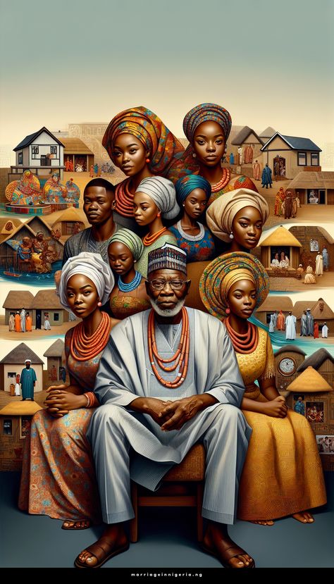 Brief overview of Nigeria as a country Polygamy, a common practice in Nigeria, has historical roots embedded in cultural traditions.In Nigeria, polygamy is often associated with wealth and power, allowing men to accumulate multiple wives.This practice has its origins in the precolonial era when polygamy was prevalent among different tribes.Historically, polygamy served as a way to ensure larger families, provide social status, and forge strategic alliances.With the arrival of colonization and Western influence, polygamy faced opposition and legal challenges.However, despite efforts to discourage the practice, polygamy still persists in modern Nigeria.The factors driving polygamy today include cultural beliefs, religion, and socio-economic considerations.While some view . . . Interfaith Marriage, Nigerian Culture, Yoruba People, Cultural Beliefs, Different Races, Nigerian Weddings, Financial Security, Unity In Diversity, Western Culture