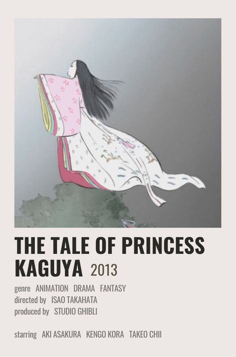 The Tale Of The Princess Kaguya Poster, Tale Of Princess Kaguya Poster, The Tail Of Princess Kaguya, Princess Of Kaguya, Studio Ghibli Princess Kaguya, Princess Kaguya Wallpaper, Ghibli Movie Poster, Minimalist Poster Movie, The Princess Kaguya