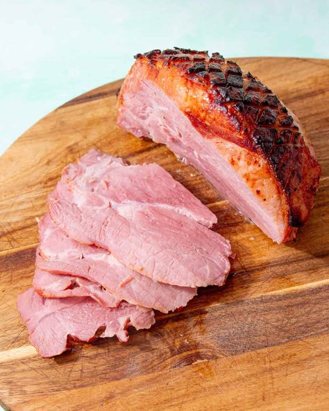 Best Gammon Joint in the Air Fryer (with glaze!) Air Fryer Gammon, How To Cook Gammon, Paleo Honey Mustard, Slow Cooker Gammon, Gammon Recipes, Air Fryer Cake Recipes, Airfryer Recipe, Cottage Cheese Pasta, Tomato Lentil Soup