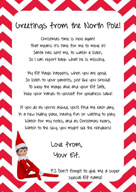 Elf Arrival Letter school | 1000+ ideas about Elf Goodbye Letter on Pinterest | Elf On ... Elf Introduction, Elf On Shelf Letter, Elf On The Shelves, Elf Mischief, Elf On The Shelf Arrival, Elf Arrival, Introduction Letter, Goodbye Letter, Santa Template