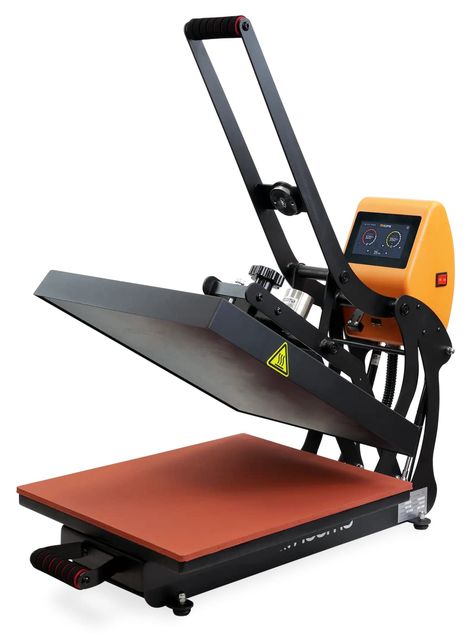 PRICES MAY VARY. With its larger platen, the 16” x 20” flat heat press transfers printed designs onto large t-shirts, hoodies, jackets, totes and more! The 16 x 20 Ricoma flat heat press is perfect for those interested in starting a print shop or expanding their custom apparel business. With its larger platen, you can transfer onto garments of any size: from t-shirts and jackets to totes, mousepads, and so much more. This high-pressure clamshell style heat press is easy-to-use, durable, and can Types Of Caps, Apparel Business, T Shirt Press, Legal Letter, Couple Matching Outfits, White Toner, Heat Press Transfers, Heat Press Machine, Press Machine