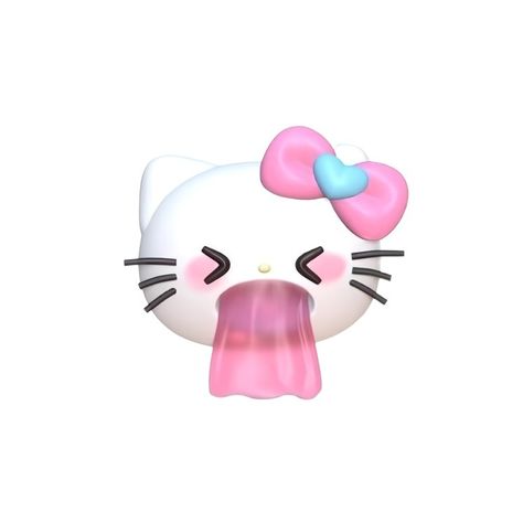 Hello Kitty 3d Emoji, Pink Kaomoji Png, Hello Kitty Emoji Emoticon, Instagram Pink Emoji, Hello Kitty Stickers Png, Hello Kitty Png Icons, Cute Emoji Png, Hello Kitty Emojis, Pink Icons Png