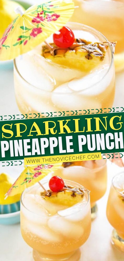 Pineapple Party Punch, Party Punch Alcohol, Afternoon Party, Vodka Punch, Alcoholic Punch Recipes, Pineapple Vodka, Non Alcoholic Punch, Alcoholic Punch, Comfort Casseroles