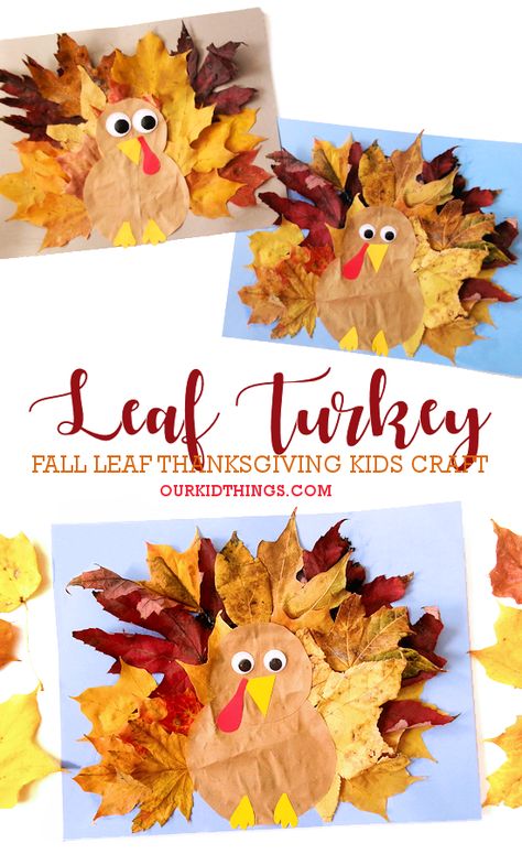 Fall Leaf Turkey Craft Leaf Turkey Craft For Kids, Turkey Leaf Craft, Fall Crafts Middle School, November Crafts For Kids Free Printable, Thanksgiving Crafts For Kids Elementary, Pumpkin Turkey Craft, Leaf Turkey Craft, Reggio Activities, Turkey Art Projects