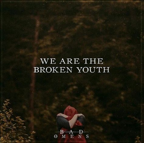 Bad Omens - Broken Youth Bad Omens Lyrics Tattoo, Bad Omens Lyric Tattoo, Bad Omens Quotes, Bad Omens Lyrics, Metalcore Aesthetic, Bad Omens Tattoo, Keyboard Wallpaper, Meme Joke, Senior Quotes Funny