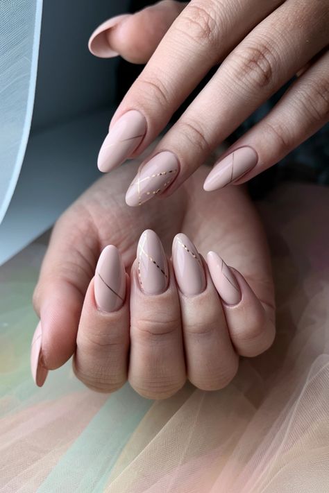 Elevate your nail game with these casual chic almond nails that exude pretty simplicity. Featuring a trendy blend of natural shades, this nail style is perfect for any season—whether it’s a Summer brunch or a Fall outing. Enhance the look with subtle rhinestones for a touch of elegance. These cute nail designs are the ultimate inspo for those who love the charm of almond nails without the fuss! #AlmondNails #NailArt #CasualNails #PrettyNails #NailInspo Almond Peach Nails, Chic Almond Nails, Minimalist Nail, Simple Nail Art, Peach Nails, Summer Brunch, Minimalist Nail Art, Minimal Nails, Casual Nails