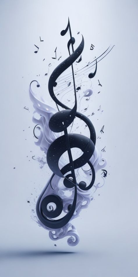 Music Album Covers Design, Music Album Covers Wallpaper, Music Notes Wallpaper, Music Graffiti, Iphone Wallpaper Texture, File Decoration Ideas, Black Hd Wallpaper, Eagle Images, Music Poster Ideas