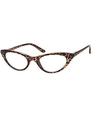 The Brit Cat Eye Reading Glasses, Full Frame Readers for Women +1.00 Brown Leopard (1 Microfiber Cleaning Pouch Included) Eye Glasses For Women, Rockabilly Accessories, Y2k Glasses, Cat Eye Reading Glasses, Leopard Glasses, Eye Reading, Vintage Cat Eye Glasses, 50s Rockabilly, Leopard Cat